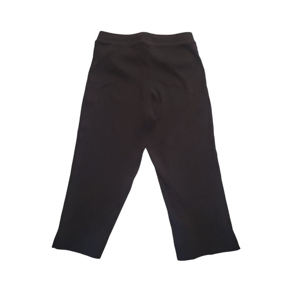 Champion Womens Black Capri Leggings  Cotton Blend Stretch S workout running yog - Picture 5 of 5